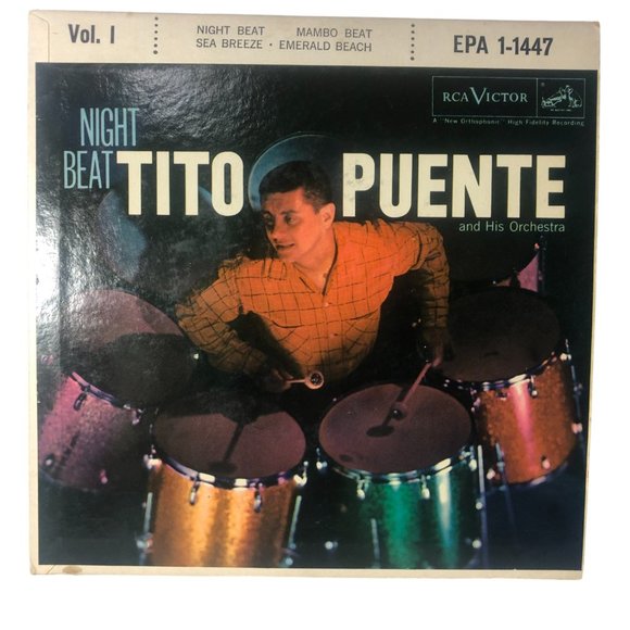 Tito Puente and his Orchestra Night Beat Volume I, 1957 EPA 1-1447 RCA Victor